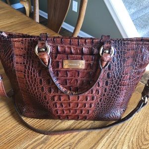 Brahmin Medium Size Handbag Pecan